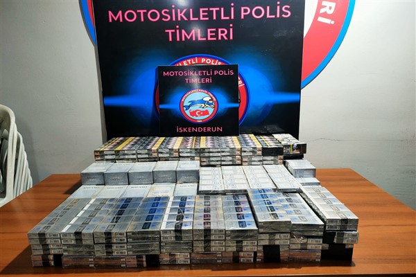 İskenderun’da bin 306 paket kaçak sigara ele geçirildi