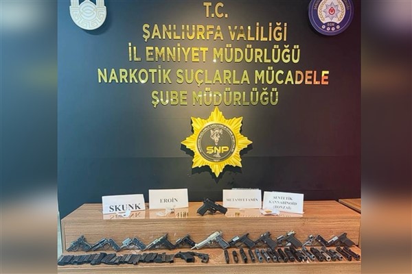 Şanlıurfa’da eş zamanlı düzenlenen operasyonda 5 şüpheli yakalandı