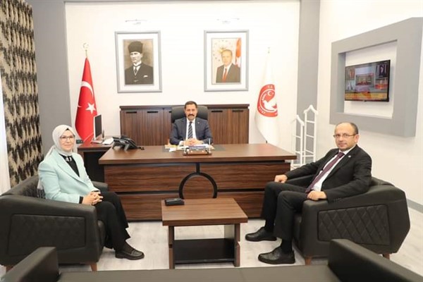 Katırcıoğlu, Vali Masatlı ile bir araya geldi