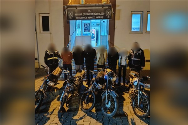 Şanlıurfa’da motosiklet hırsızlığı operasyonunda 6 şüpheli yakalandı