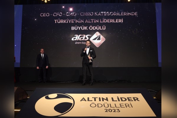 Aras Kargo, Altın Lider Ödülleri’nde 5 ödülün sahibi oldu