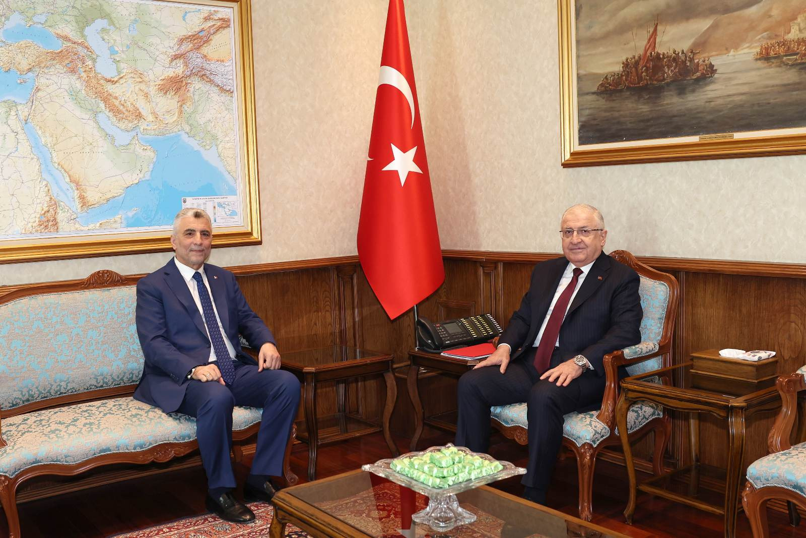 Bakan Bolat’tan Bakan Güler’e taziye ziyareti