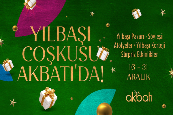 Yeni yıl coşkusu aralık boyunca Akbatı’da