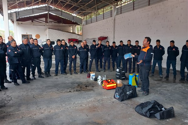Muğla Büyükşehir Belediyesi İtfaiyesi’ne kimyasal tehlikeler eğitimi verildi