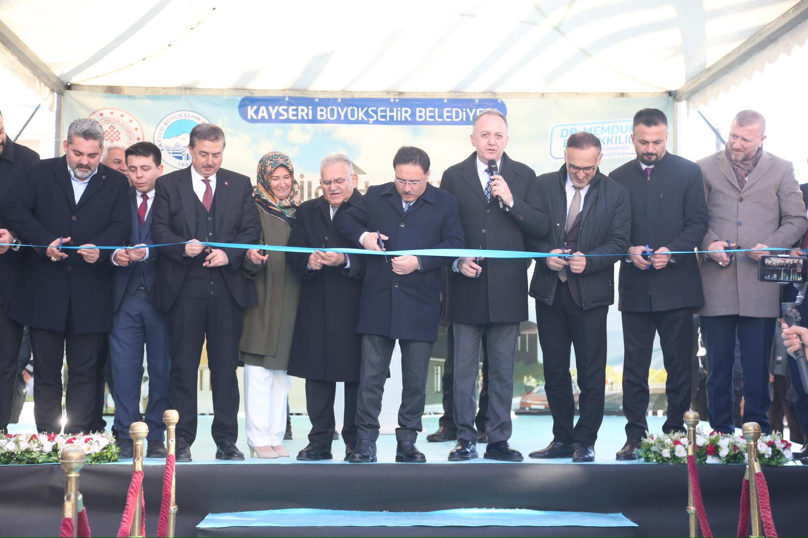 Yeşilhisar İlçe Halk Kütüphanesi’nin açılış töreni gerçekleştirildi