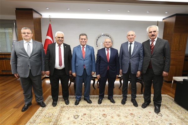 KESOB heyetinden Başkan Büyükkılıç’a ziyaret