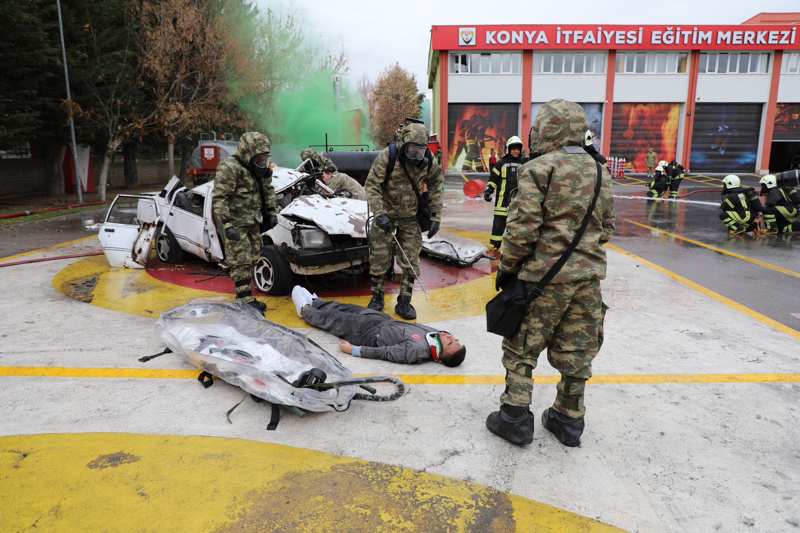 “Uluslararası İtfaiye Eğitim Programı Tatbikatı” düzenlendi