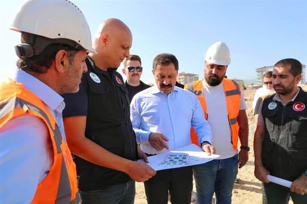 Vali Masatlı, Kurtuluş Caddesi’nde incelemelerde bulundu