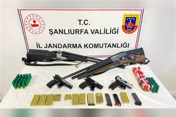 Şanlıurfa’da silah kaçakçılarına operasyon: 5 gözaltı