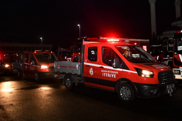 2023 yılında Ankara’da 8 bin 882 yangına müdahale edildi