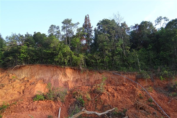 Zonguldak’ta heyelanda müstakil ev yıkıldı
