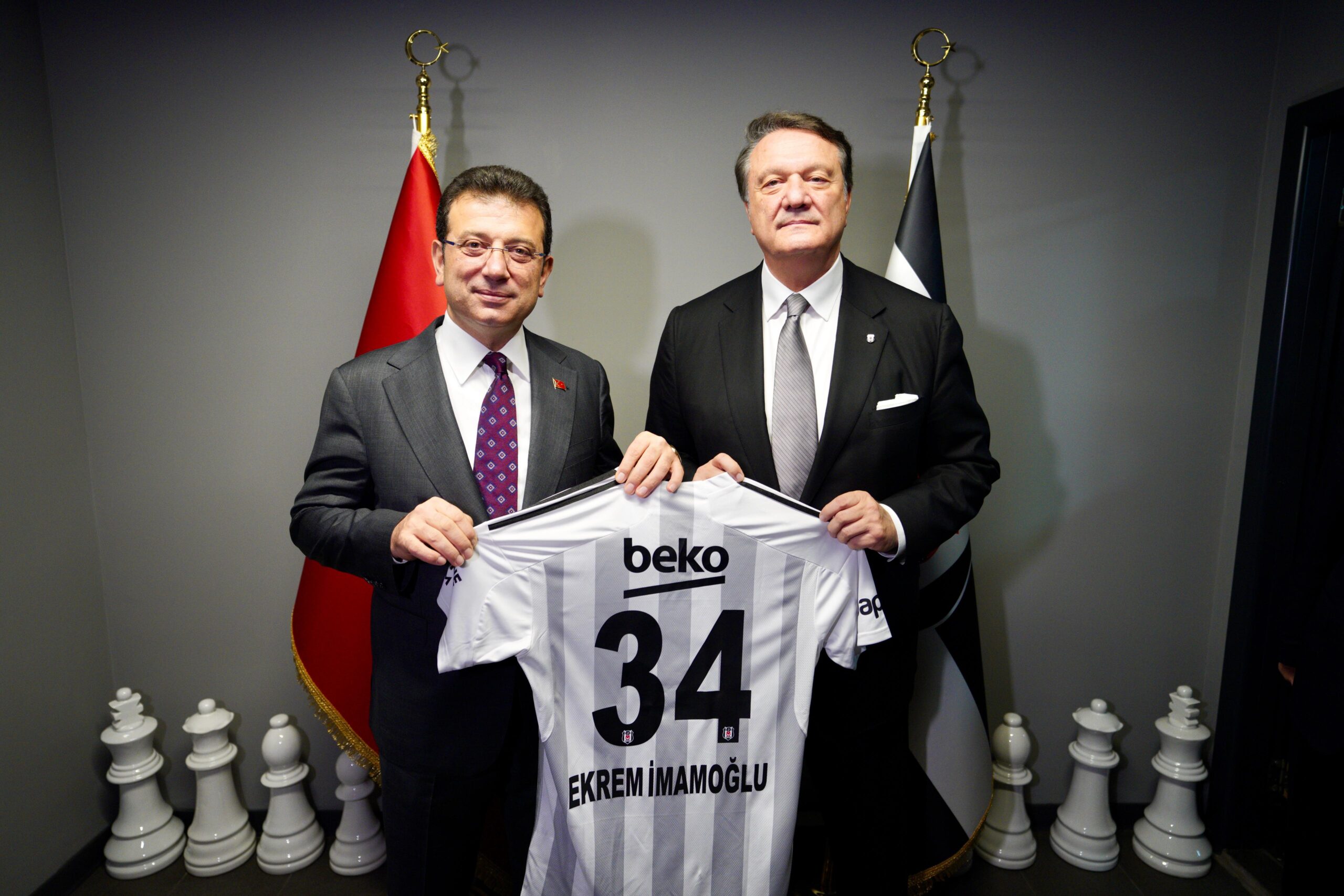 İmamoğlu’ndan Beşiktaş Kulübü’ne ziyaret