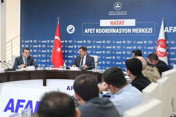 Hatay’da Konteyner Kent Üst Yönetim Kurulu Toplantısı yapıldı