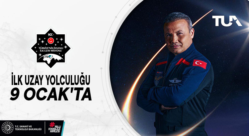 İLK UZAY YOLCULUĞU 9 OCAK’TA Tarih: 14.12.2023