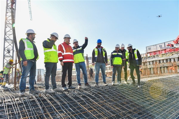 Başkan Bozkurt, “Kampüs Lise” projesinde incelemelerde bulundu