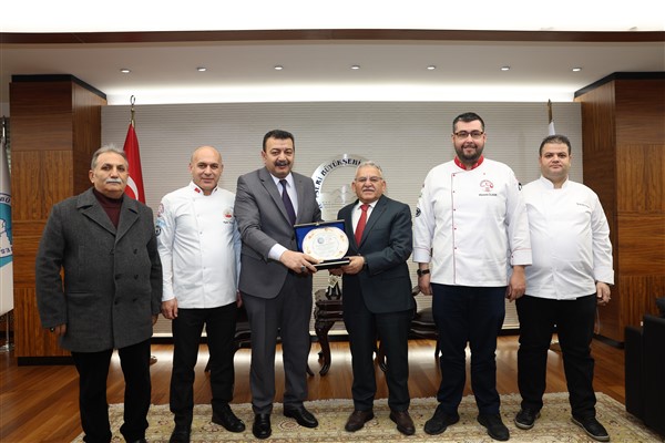 Lokantacılar ve Pastacılar Odası’ndan Büyükkılıç’a “gastronomi” teşekkürü
