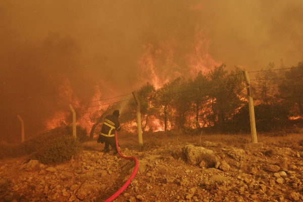 Kayseri İtfaiyesi’nden 2023’te 10 bin 225 olaya müdahale