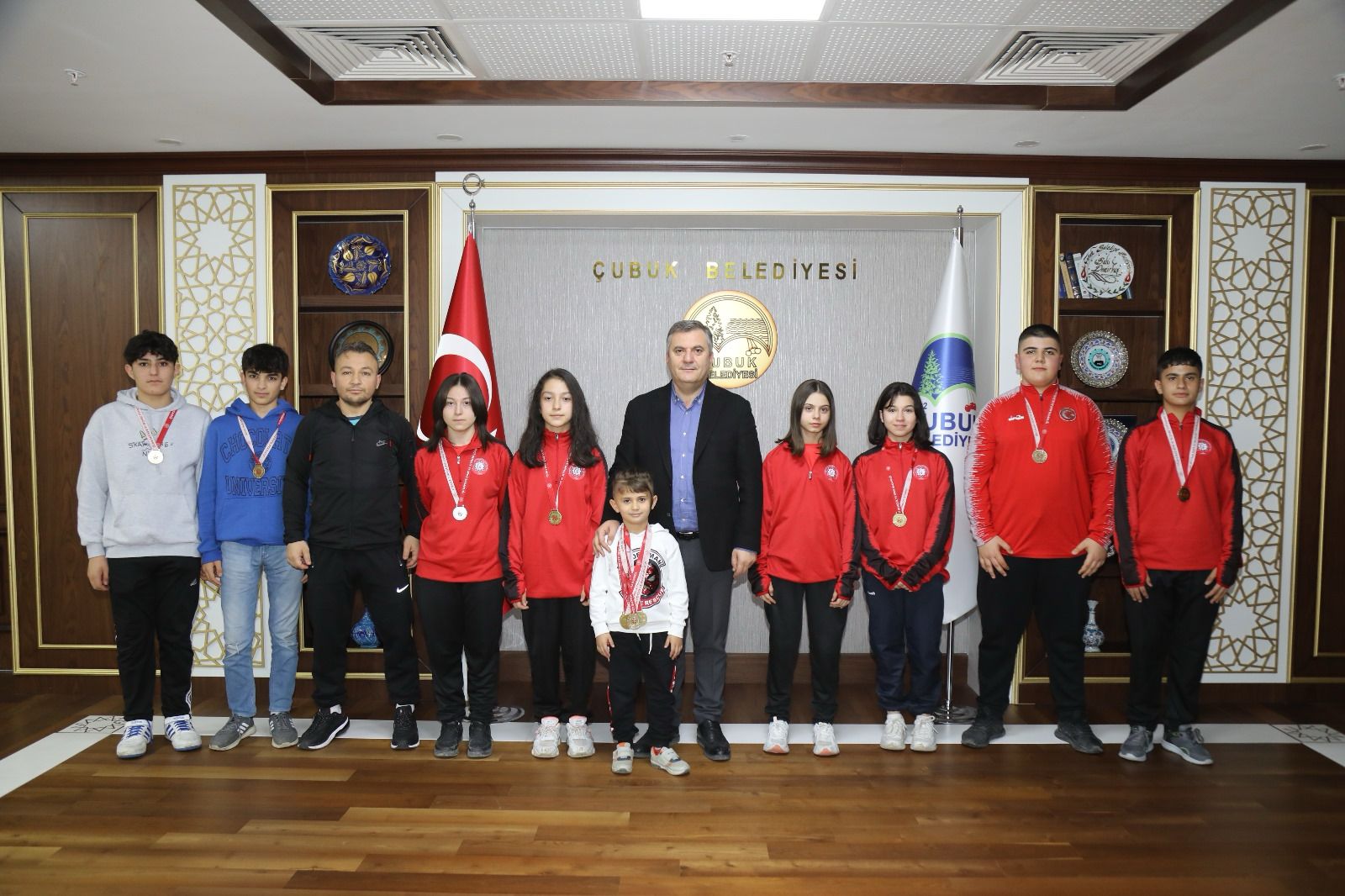 Başkan Demirbaş, 2024 yılının ilk madalyalarını kazanan sporcuları ağırladı