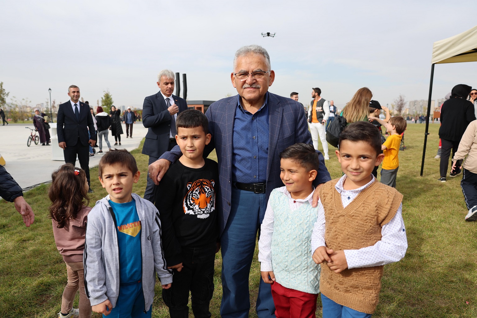 Kayseri’de Millet Bahçesi’ne yoğun ilgi