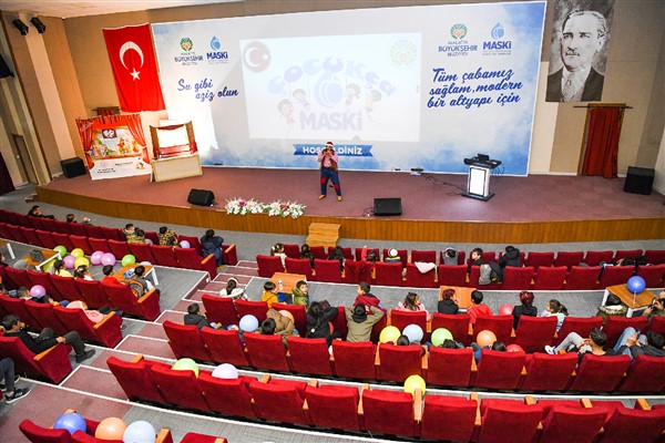 MASKİ okullarda su bilincinin oluşması için etkinlikler düzenliyor