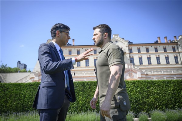 Zelenski, İngiltere Başbakanı Sunak’ı ağırladı