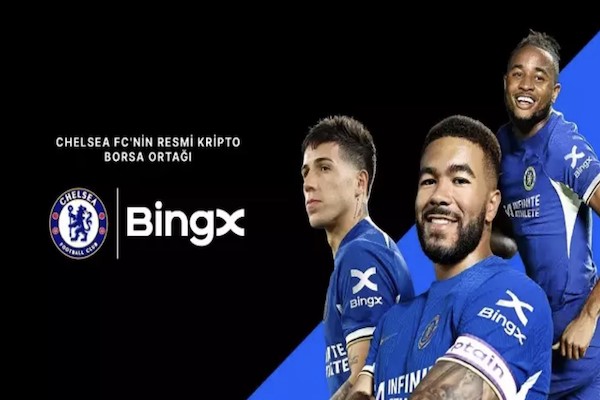 BingX, Chelsea’nin resmi kripto para borsa ortağı oldu