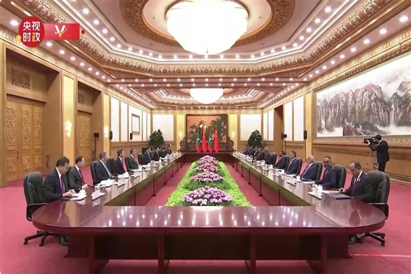 Xi, Maldivler Devlet Başkanı’yla Beijing’de görüştü