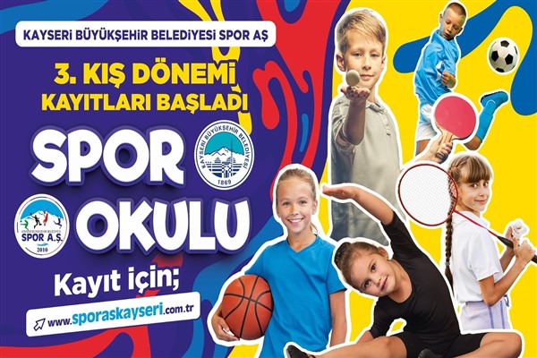 Büyükşehirin Kış Dönemi Spor Okulları kayıtlarını başlattı
