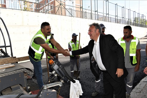 Bornova’da 2023 yılında 70 bin 154 ton asfalt üretildi