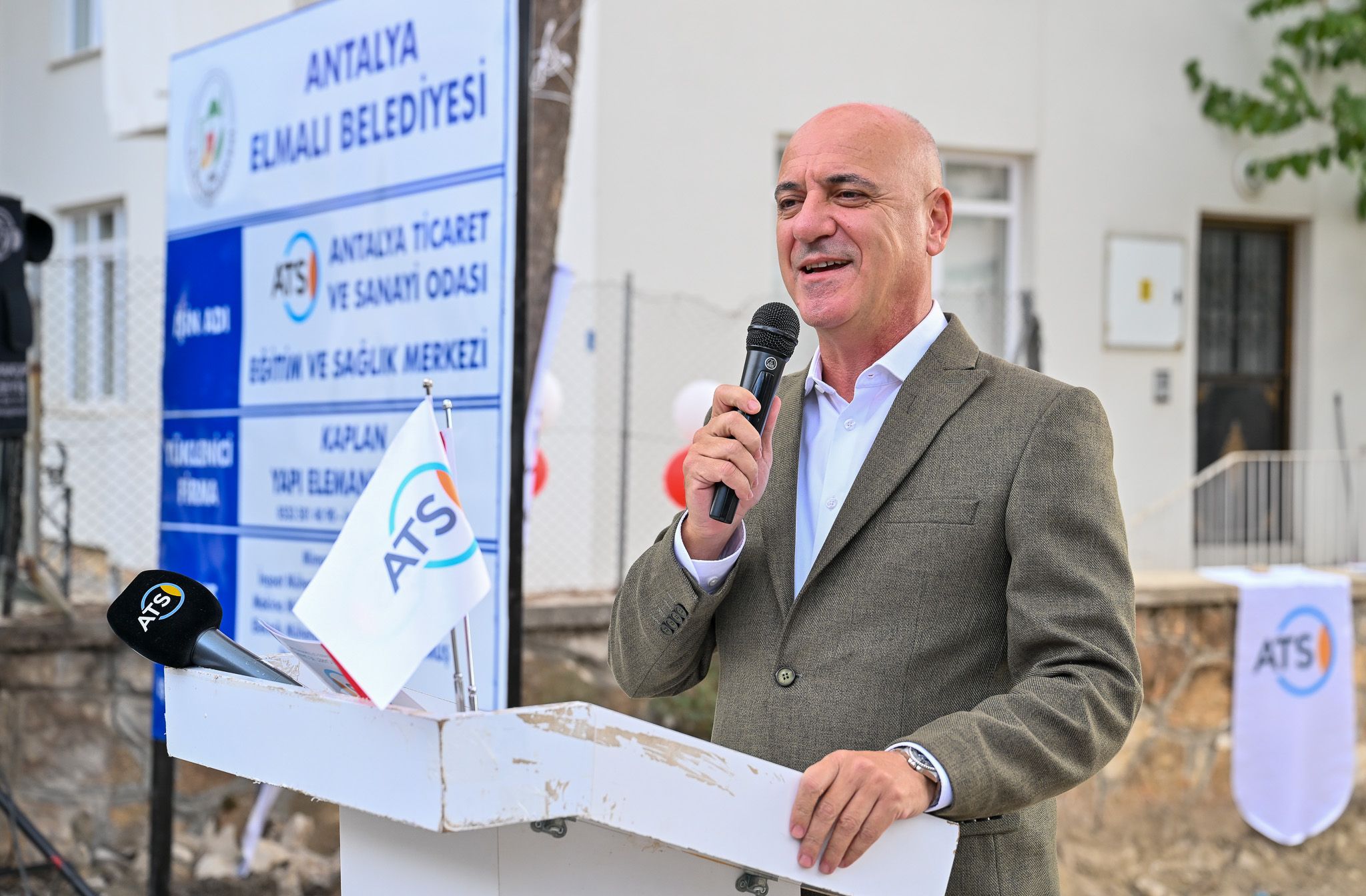 ATSO ELMALI EĞİTİM VE SAĞLIK MERKEZİ BİNASI YÜKSELİYOR