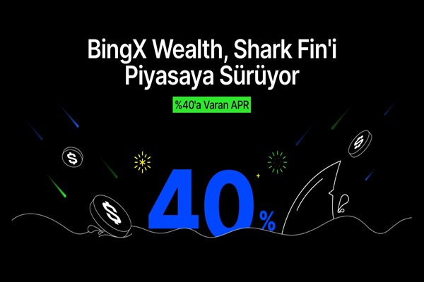 BingX Wealth, yüzde 40’a varan APR ile Shark Fin’i piyasaya sürüyor