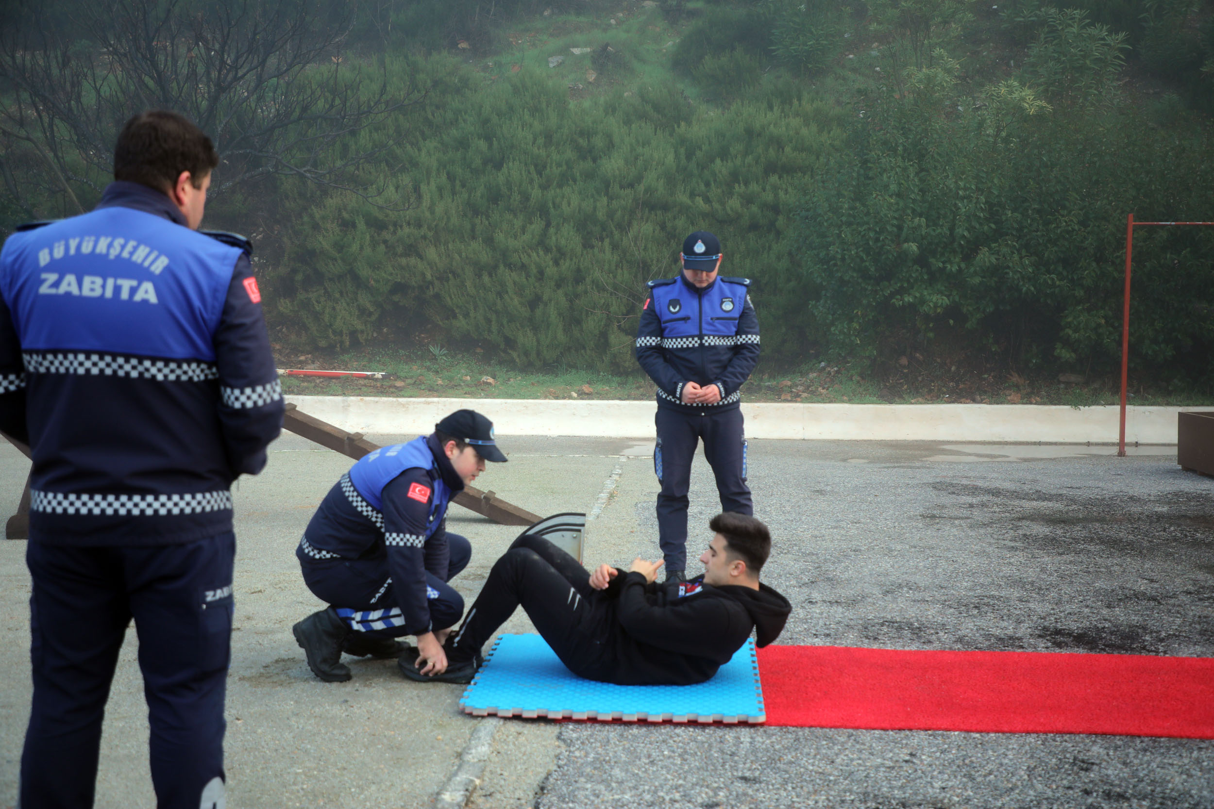 Muğla’da zabıta memurunun sınavları devam ediyor
