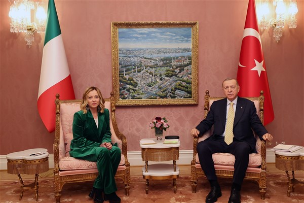 Cumhurbaşkanı Erdoğan, İtalya Başbakanı Meloni’yi kabul etti
