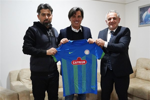 A Milli Takım Teknik Direktörü Montella’dan Çaykur Rizespor’a ziyaret