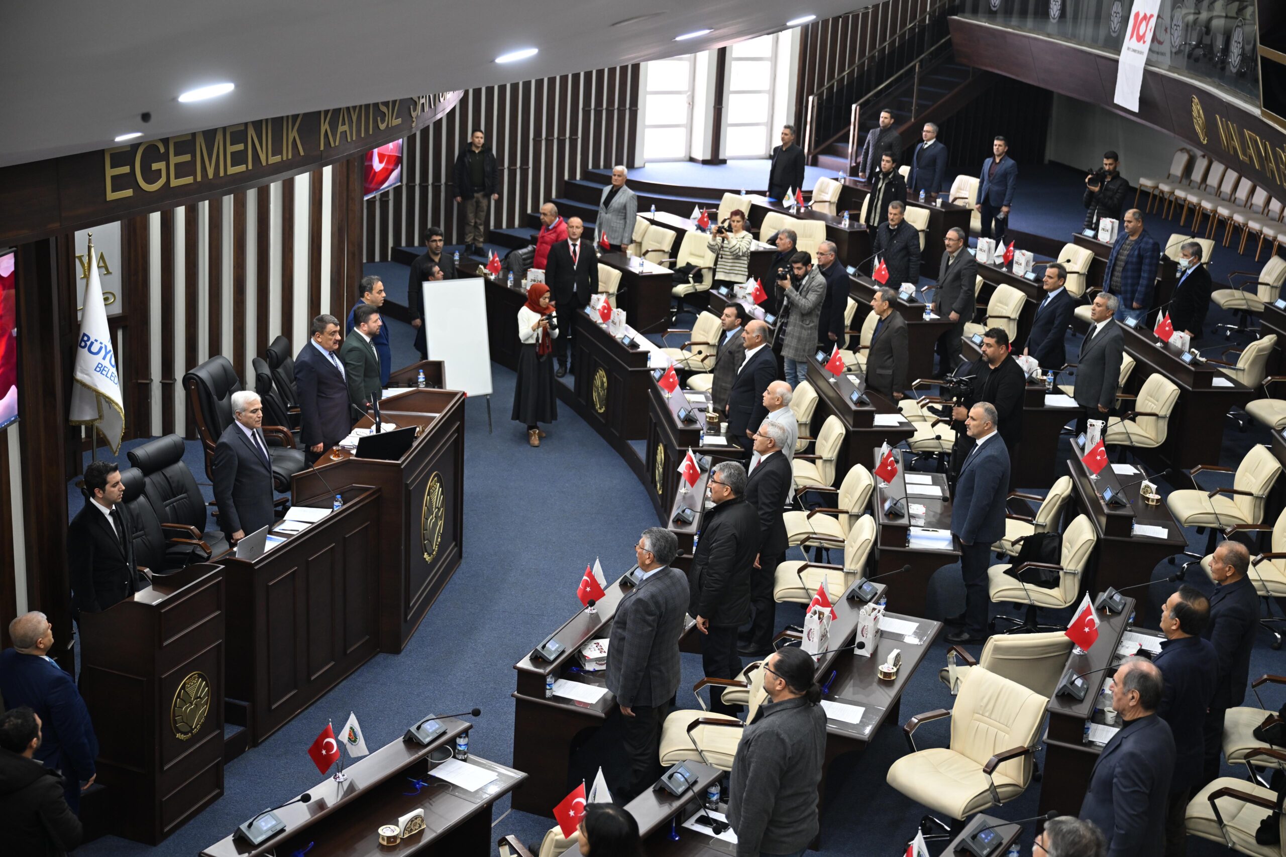 Malatya Büyükşehir Belediyesi 2024 yılının ilk toplantısını yaptı