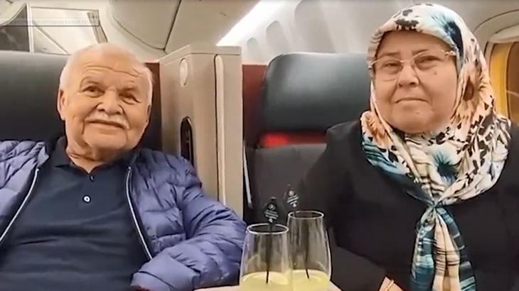 THY uçağında Gezeravcı ailesini gururlandıran anons