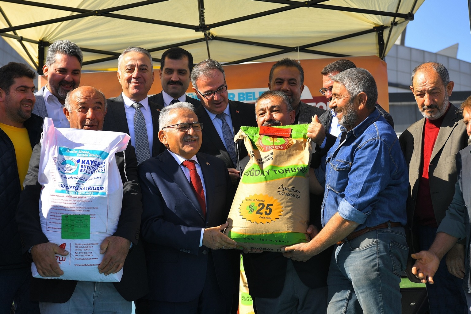 Kayseri’den 2023 yılında tarımsal üretime 412 ton tohum desteği