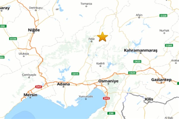 Adana’da deprem