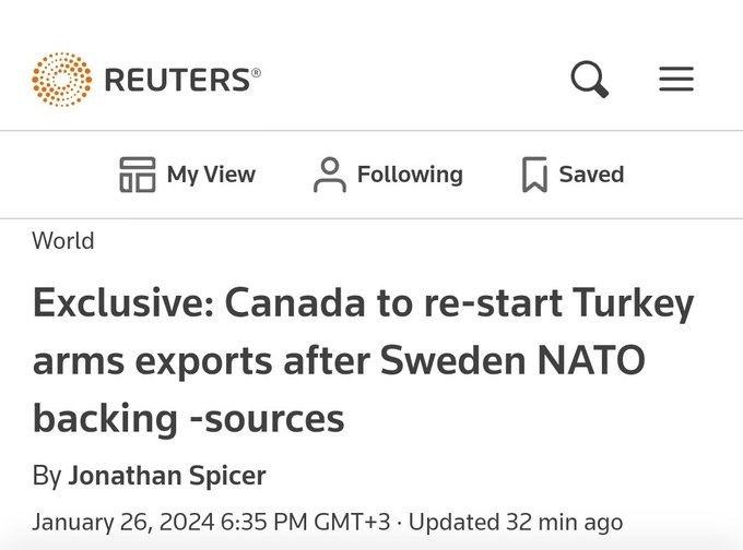 Kanada'dan son dakika Türkiye kararı! Ambargolar resmen kaldırıldı