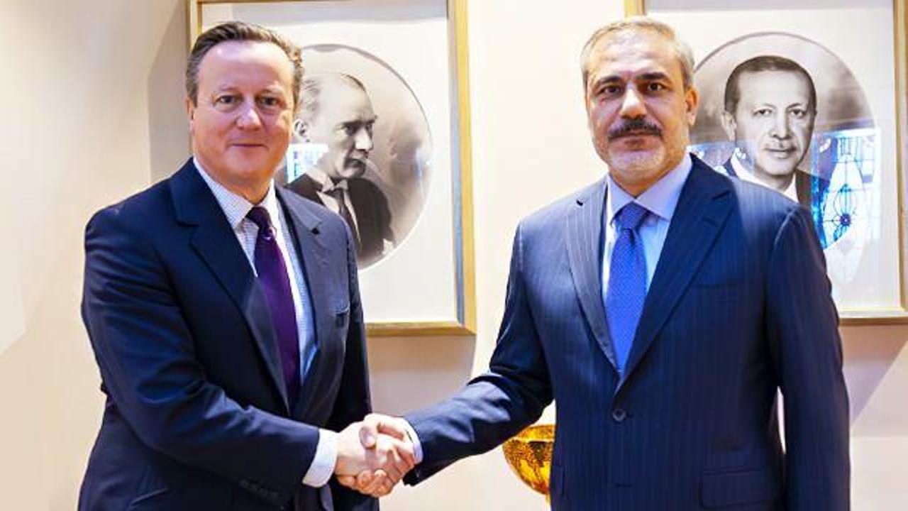 Fidan’la Cameron, İstanbul’da görüştü