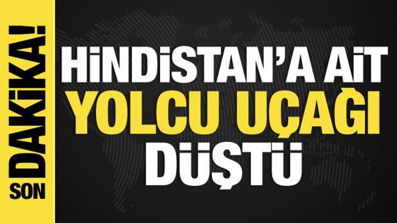 Hindistan’a ait bir yolcu uçağı Afganistan’ın kuzeyinde düştü