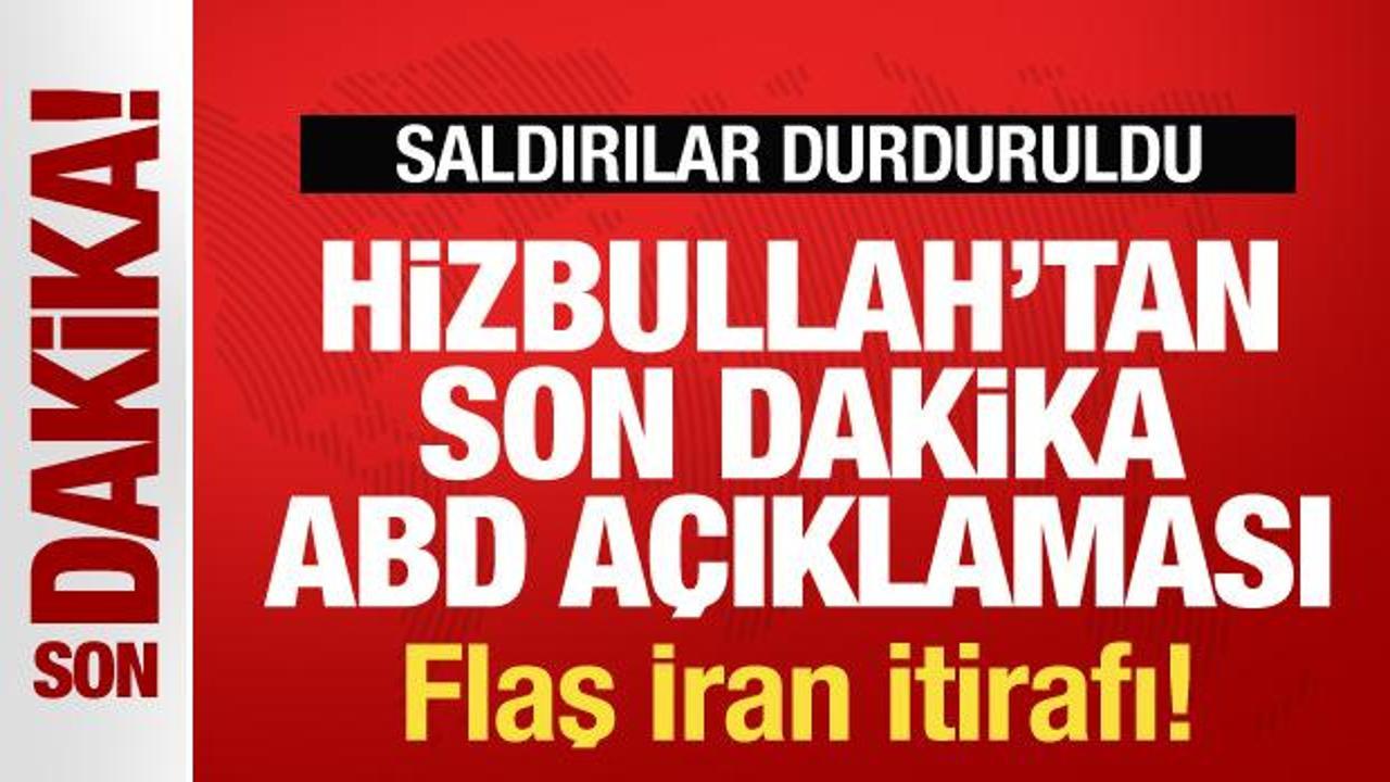 Hizbullah’tan son dakika ABD açıklaması! Resmen duyurdular! Flaş İran itirafı