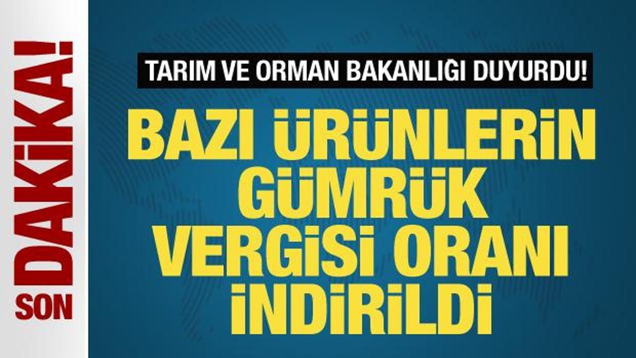 Tarım ve Orman Bakanlığı duyurdu! Ayçiçek yağının gümrük vergisinde indirim