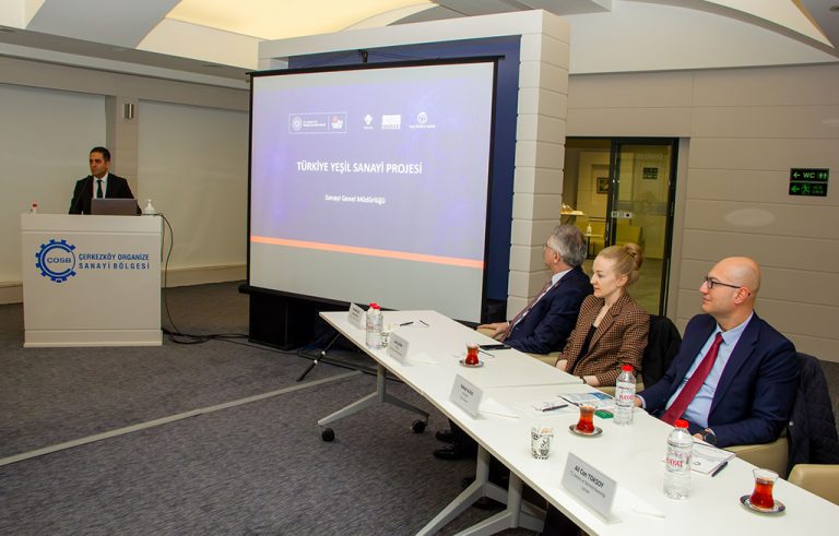 Türkiye Yeşil Sanayi Projesi Tanıtım ve Bilgilendirme Toplantısı ÇOSB’de Yapıldı