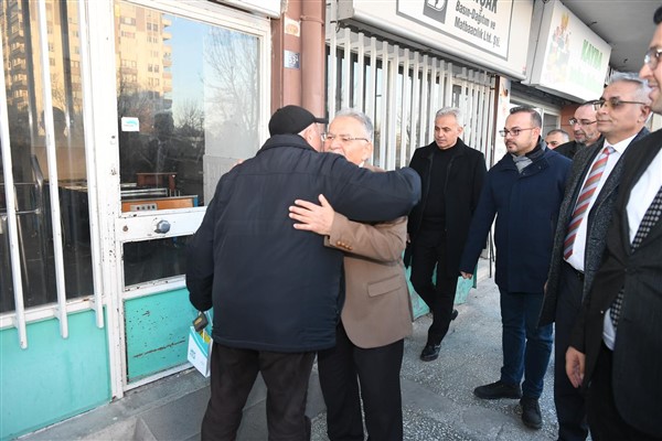 Başkan Büyükkılıç, esnaf ile bir araya geldi