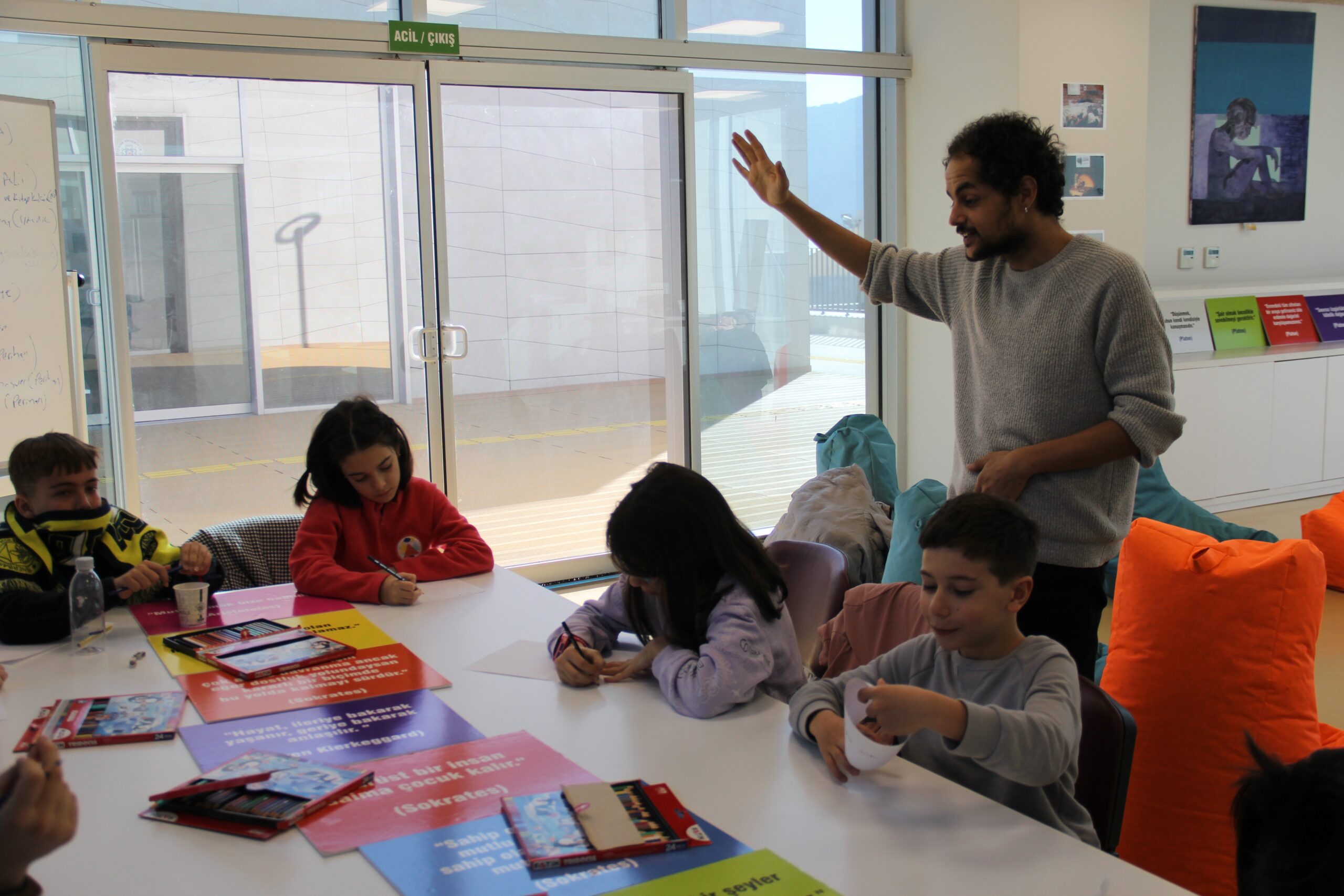 Muğla’da çocuklarla hikaye tamamlama eğitimi düzenlendi