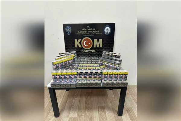 Hatay’da 680 paket gümrük kaçağı sigara ele geçirildi