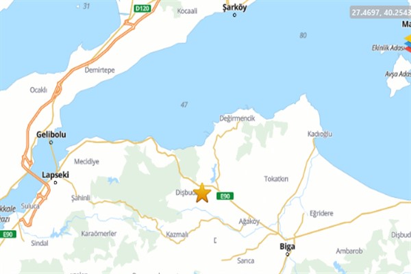 Çanakkale’de deprem
