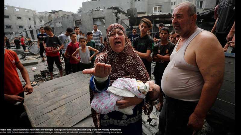 OCHA: Han Yunus’ta hava deniz ve karadan İsrail saldırıları devam etti