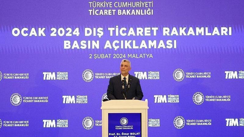 Bakan Bolat: Cumhuriyet tarihinin ihracat rekorunu kırdık